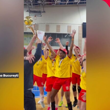 CS Dinamo București câștigă titlul la volei masculin după o absență de 30 de ani