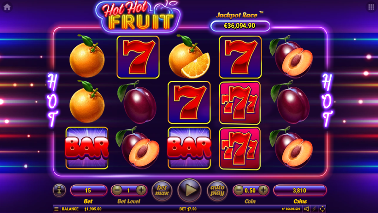 Hot Hot Fruit slot funcție aleatorie