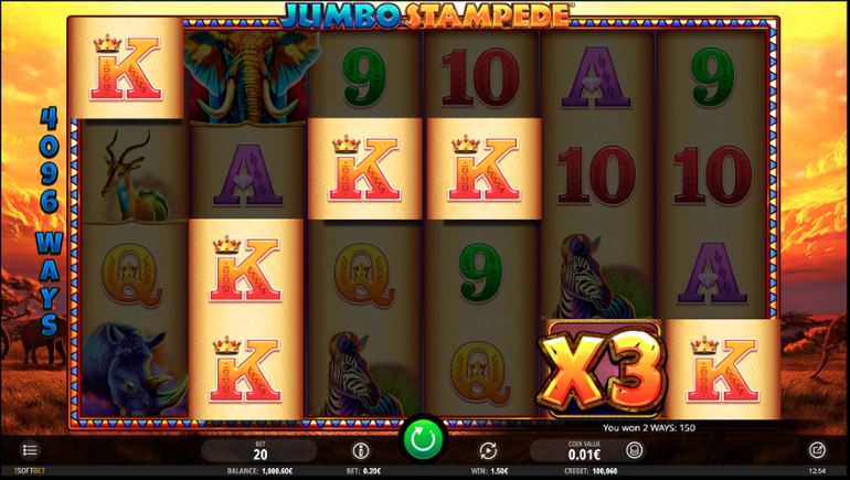 Wilds Jumbo Stampede multiplier