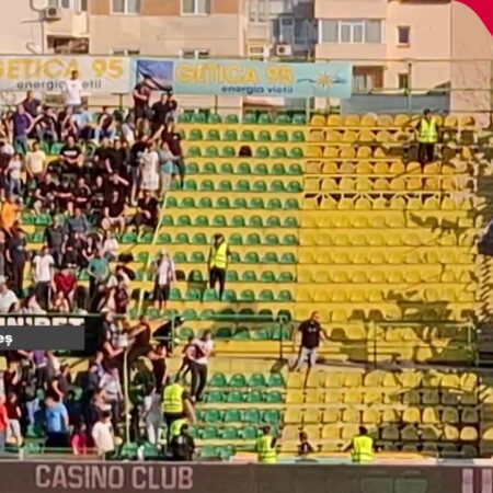 Conflicte în tribunele arenei din Mioveni, după meciul FC Argeș – Steaua București