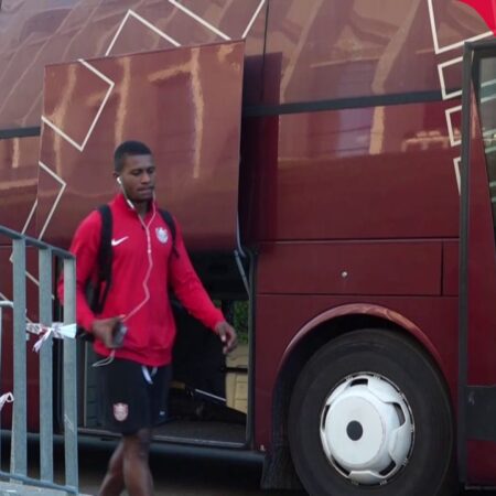 Dinamo vs. CFR Cluj » Autocarul clujenilor a sosit la Arena Națională