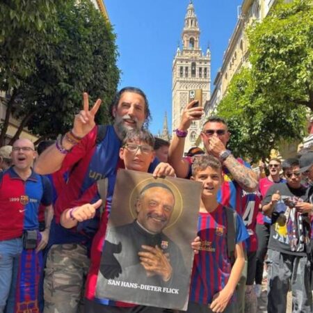 Imaginea zilei la Sevilla, înainte de confruntarea cu Barcelona