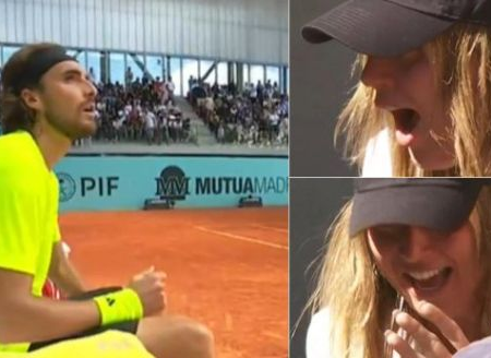 Concentrarea în acțiune: Tsitsipas, ridicol în turneul Masters de la Madrid. Badosa nu l-a menajat.
