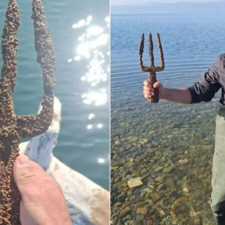 Un pescar turc a descoperit „sulița lui Poseidon”, un artefact istoric ce ar putea data din epoca romană