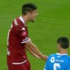 Conflict pe teren! Doi jucători de la Rapid s-au disputat în timpul meciului cu Universitatea Craiova
