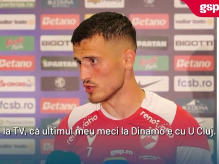 Astrit Selmani părăsește Dinamo și din vară: „I-am spus agentului că nu voi juca la altă echipă din România”