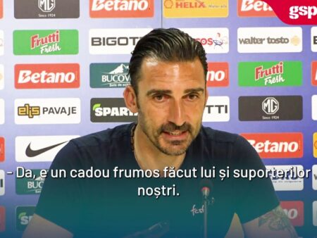 Elias Charalambous rămâne prudent după victoria cu Dinamo: „Lupta nu s-a încheiat, mai avem 3 meciuri de disputat”