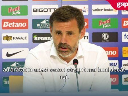 Zeljko Kopic, concluzii după un alt eșec în fața FCSB: „Au demonstrat că au fost superiori nouă în acest sezon”