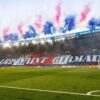 Scenografie impresionantă la PSG – Arsenal, în trei sferturi din stadion