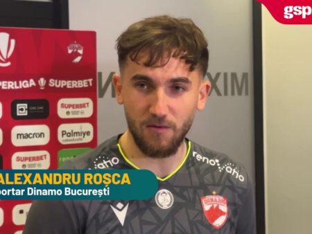 Dinamo vs. Rapid 0-0 » Alexandru Roșca, plictisit în poartă în derby: „Puteam să scot mult mai mult, nici măcar nu m-am murdărit”