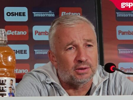 Dan Petrescu, înainte de finala Cupei de la Arad împotriva FC Hermannstadt: „Toată presiunea este pe noi, ei nu pot juca în cupele europene”