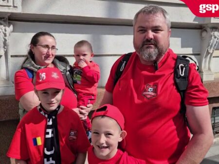 O familie din Sibiu, prezentă la finala Cupei României CFR – Hermannstadt: „Participăm mereu”