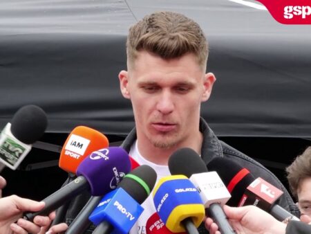 Ștefan Târnovanu, înainte de petrecerea de titlu a FCSB: „Vă ofer un mic spoiler, veți asista la ceva fără precedent în România. Fiți prezenți la 18:30 pe stadion”