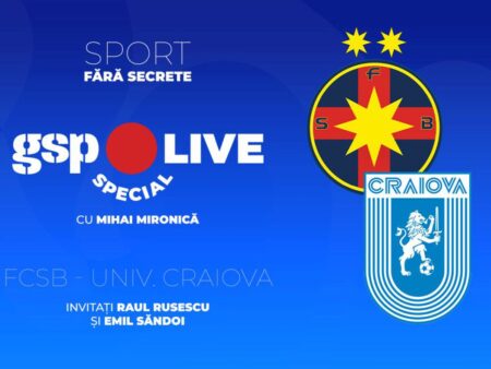 Universitatea Craiova » Roș-albaștrii sunt pregătiți pentru sărbătoare! Discutăm cu Raul Rusescu și Emil Săndoi, la GSP Live Special.