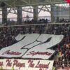 Coregrafia fanilor Rapidului la ultimul meci al lui Săpunaru în Giulești