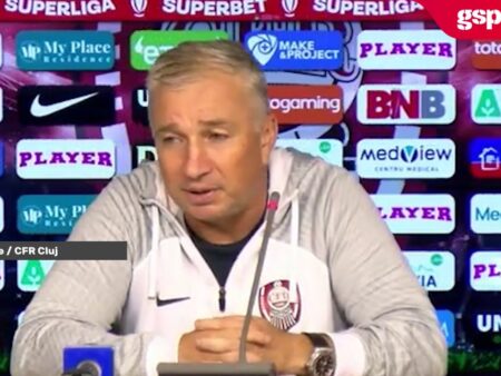 Dan Petrescu a avut o intervenție în conferință: „Ați afirmat că este dezastru. Vreau să vă spun ceva, pentru ca toată lumea să știe”
