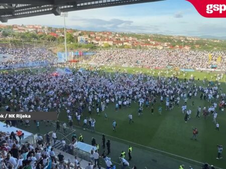 Rijeka a devenit noua campioană a Croației, după victoria cu 2-0 în fața lui Slaven Belupo.