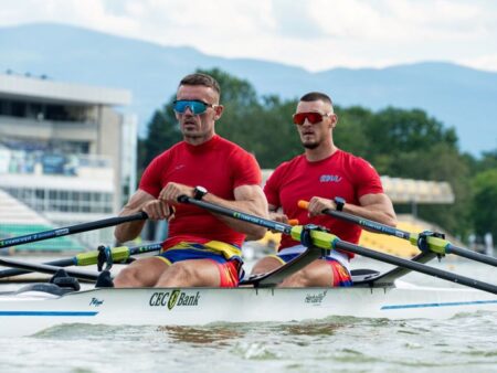 Lansare pentru bărcile tricolore la Europenele de canotaj » Campionii olimpici Enache și Cornea, cel mai bun timp european din istorie