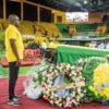 Aaron Boupendza a fost înmormântat în Gabon, la o lună după moartea sa misterioasă din China.