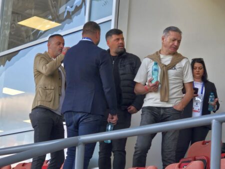 A participat la meci și ar putea prelua echipa după finala Cupei României Betano.