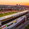 Dezamăgire pentru echipa cu stadionul situat deasupra unui mall.