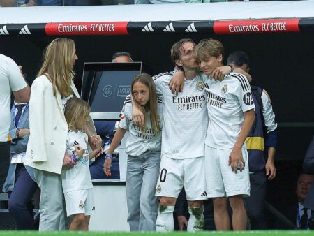 Imagini impresionante! Gardă de onoare pentru Luka Modrić în ultimul său meci pe „Santiago Bernabéu”