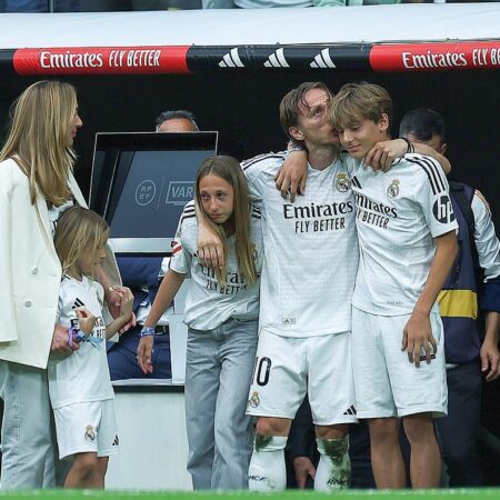 Imagini impresionante! Gardă de onoare pentru Luka Modrić în ultimul său meci pe „Santiago Bernabéu”