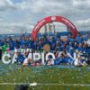 Farul a câștigat trofeul de campioană! Imagini uimitoare de la Ovidiu: copiii au pătruns pe teren.