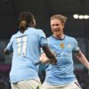De Bruyne l-a ajuns pe Lionel Messi, tocmai înainte de a părăsi Manchester City