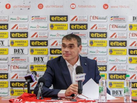 Alexandru Meszar a comentat după anunțul plecării lui Mircea Rednic de la UTA: „Nu luăm în calcul”