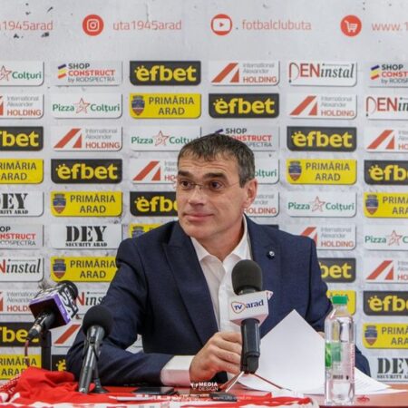 Alexandru Meszar a comentat după anunțul plecării lui Mircea Rednic de la UTA: „Nu luăm în calcul”