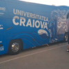 Autocarul Universității Craiova, depășit de cel al CFR Cluj înainte de meciul din Bănie