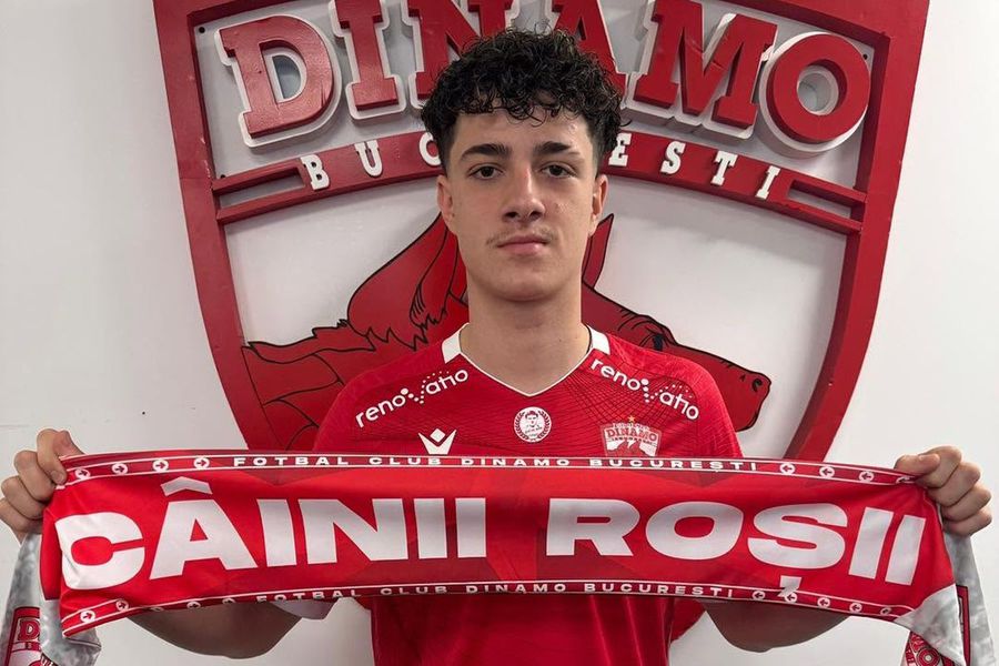 Luca Bărbulescu a fost prezentat la Dinamo Dinamo și-a prezentat noul atacant: „A devenit «câine roșu»”