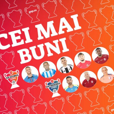 Votează AICI pentru „Jucătorul lunii” și „Antrenorul lunii”! » Descoperă nominalizații pentru mai 2025!