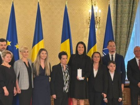 Cristina Neagu a primit Ordinul Național Serviciul Credincios, în grad de Cavaler: „Este o zi de neuitat pentru mine”
