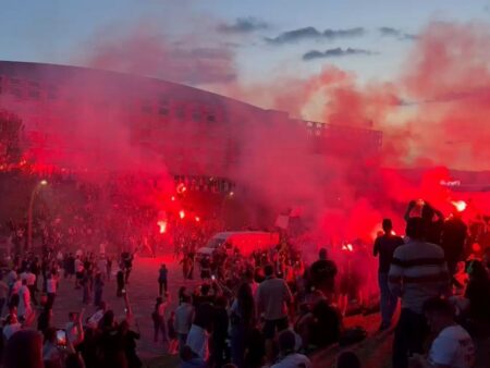 Fanii lui U Cluj au onorat promisiunea! Momente spectaculoase din derby-ul cu CFR: unde s-au adunat
