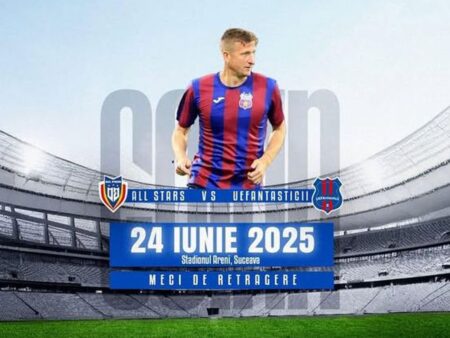 Totti, Pirlo și van Nistelrooy pentru Goian! Retragerea deosebită a fostului internațional la Suceava + Invitatul-surpriză pe care îl pregătește Goe