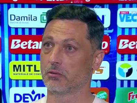 Mirel Rădoi, în lacrimi la flash-interviu după înfrângerea cu Rapid: „Nu am realizat nimic! Umilință, și nu mă refer la rezultat.”