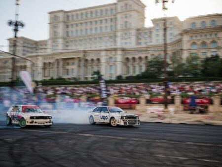 Campionatul Național de Drift debut cu un număr record de participanți în Piața Constituției
