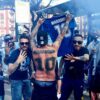 Imagini spectaculoase din Napoli » Pregătirile fanilor pentru al patrulea titlu istoric