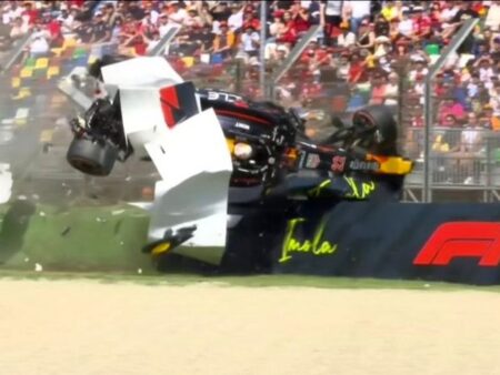 Accident terifiant în prima sesiune de calificări de la Imola: Mașina s-a răsucit la 240 km/h