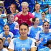 Gest unic pentru Cristina Neagu din partea colegelor de la CSM București: fiecare a primit un tricou personalizat!