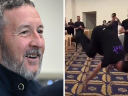 MM Stoica nu a trecut cu vederea acrobațiile lui Vali Crețu: „Nu știam că e un gimnast talentat”