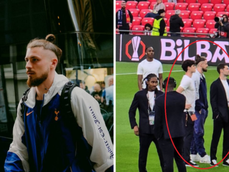 Primele imagini: Radu Drăgușin, pe teren la finala Europa League