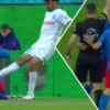 Vlad Chiricheș, intrare „violentă” la începutul meciului cu Craiova! A primit imediat cartonașul galben.