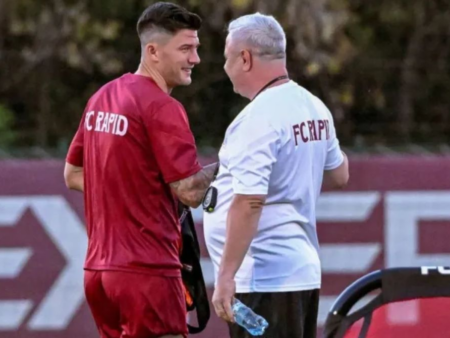 Marius Șumudică, mesaj emoționant după retragerea lui Săpunaru. Întreg stadionul a ascultat cuvintele antrenorului.