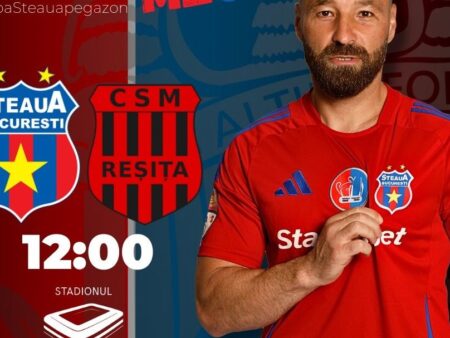 Steaua aspiră la titlu astăzi! Chiar și în Liga 2. FC Voluntari sau CSM Reșița în barajul de promovare? Meciurile încep la ora 12:00.