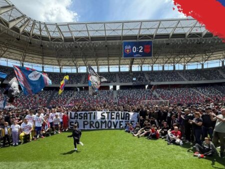 Steaua și Soarele! The Sun analizează „motivul surprinzător” pentru care Steaua București, câștigătoarea CCE 1986, nu poate promova în Superligă.