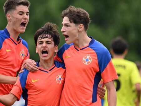 FCSB, campioană și la U15! Roș-albaștrii au șansa de a realiza „dubla” în acest sezon
