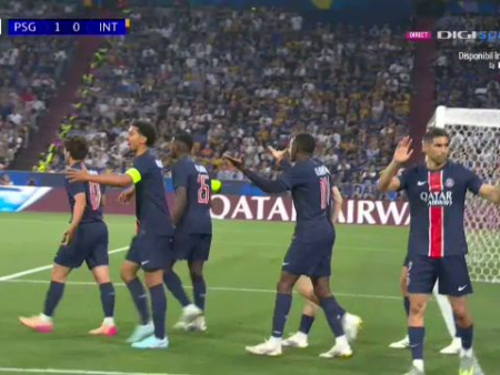 Gestul lui Achraf Hakimi după ce a marcat în finala Champions League PSG – Inter